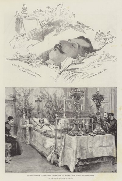 The Late Duke of Clarence and Avondale by William Crimea Simpson
